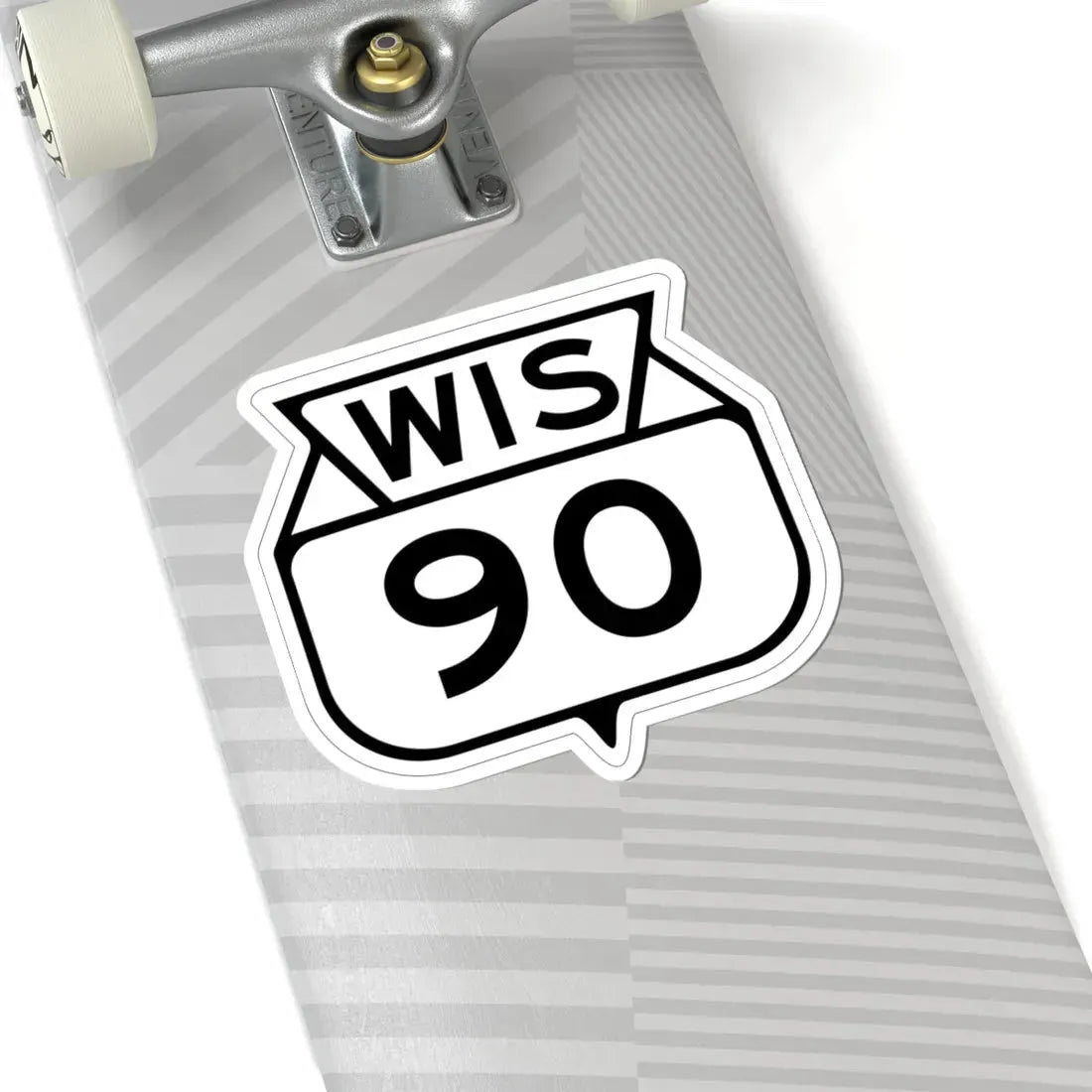 WIS 90 1949 (Wisconsin) (Road Sign) STICKER Vinyl Kiss-Cut Decal - The Sticker Space
