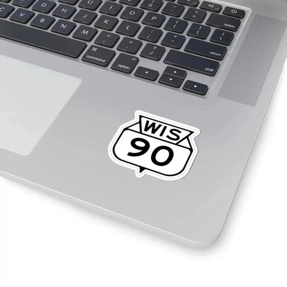 WIS 90 1949 (Wisconsin) (Road Sign) STICKER Vinyl Kiss-Cut Decal - The Sticker Space