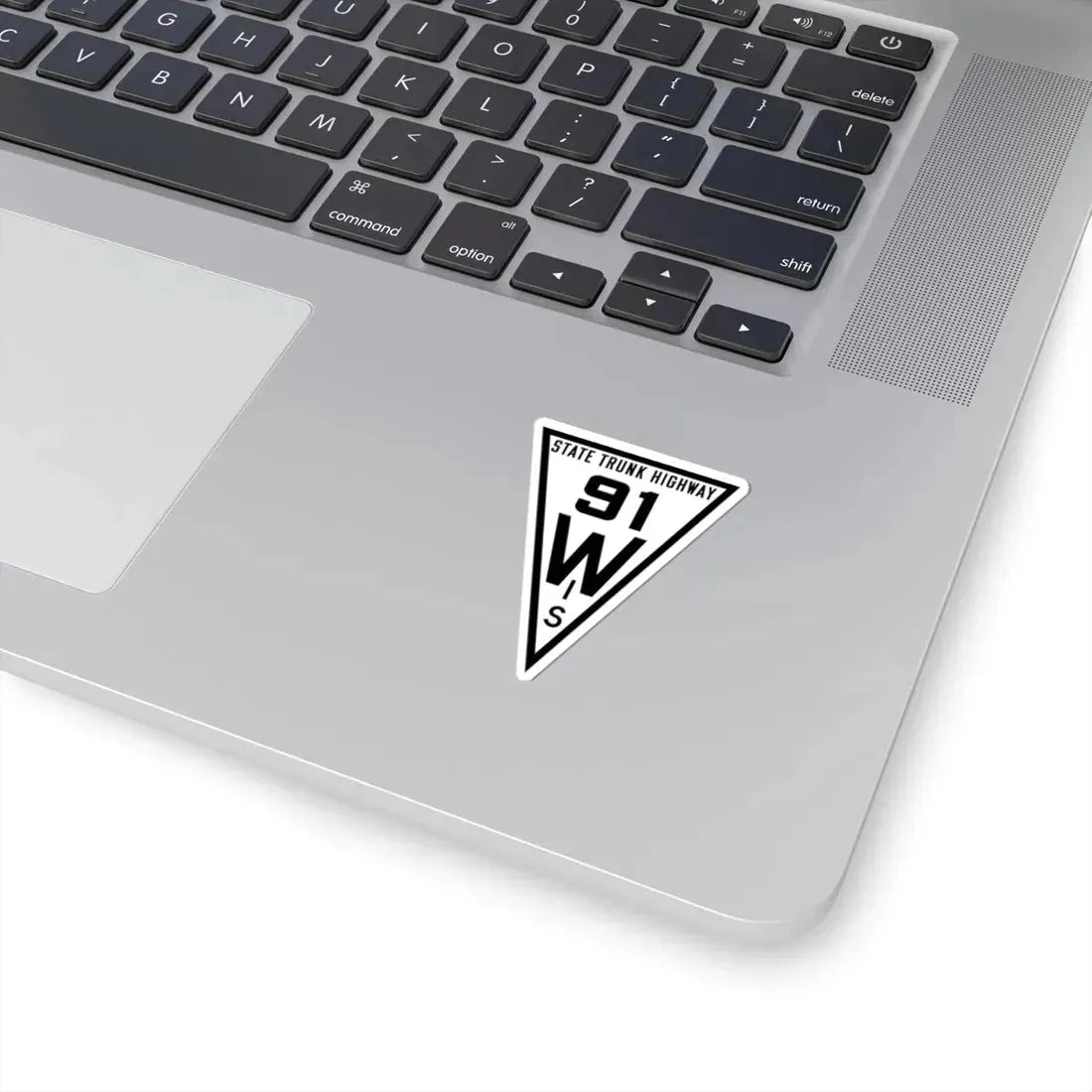 WIS 91 1919 (Wisconsin) (Road Sign) STICKER Vinyl Kiss-Cut Decal - The Sticker Space