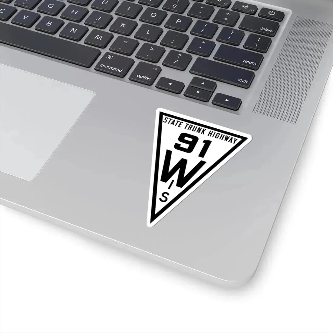 WIS 91 1919 (Wisconsin) (Road Sign) STICKER Vinyl Kiss-Cut Decal - The Sticker Space