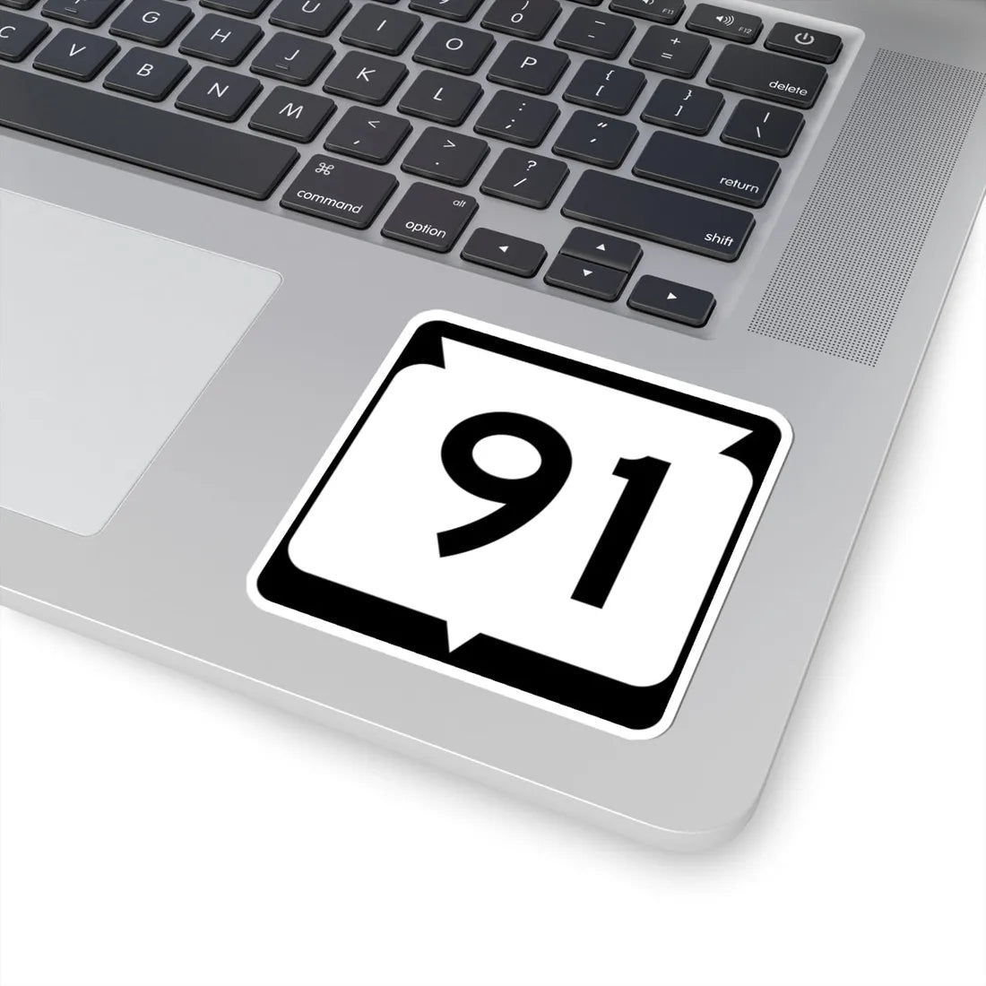 WIS 91 (Wisconsin) (Road Sign) STICKER Vinyl Kiss-Cut Decal - The Sticker Space