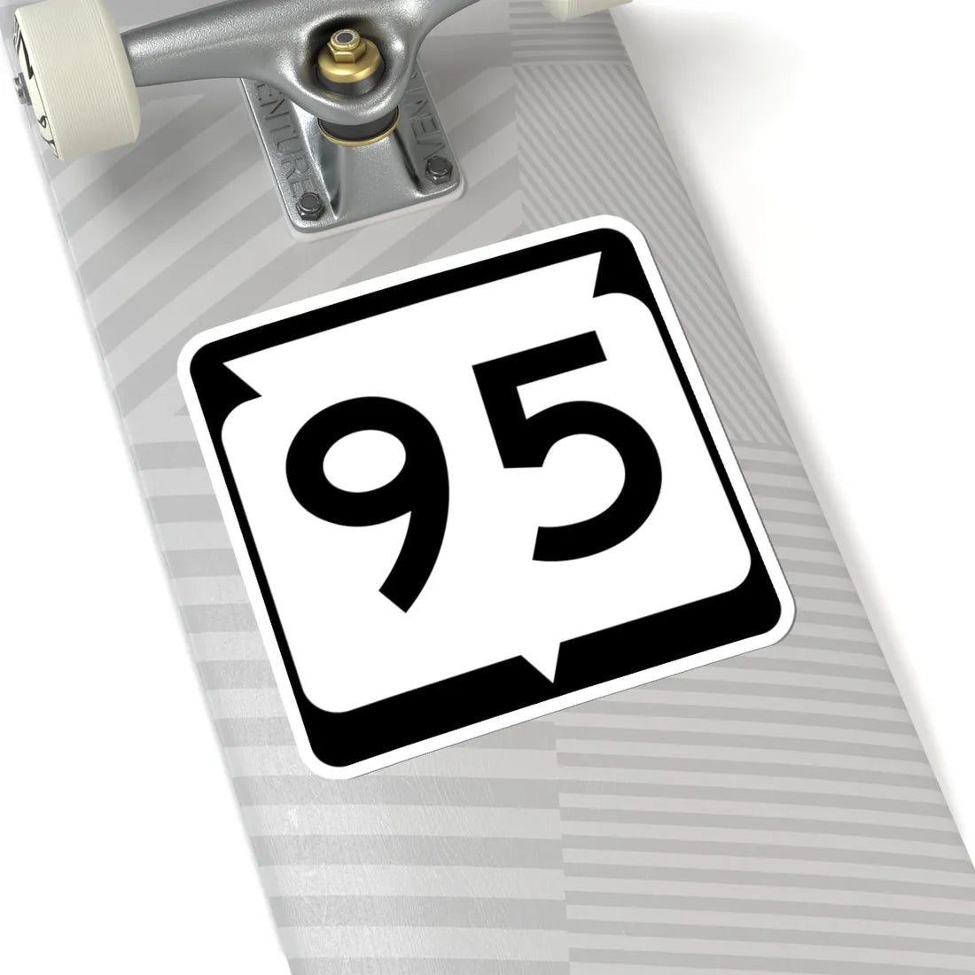 WIS 95 (Wisconsin) (Road Sign) STICKER Vinyl Kiss-Cut Decal - The Sticker Space