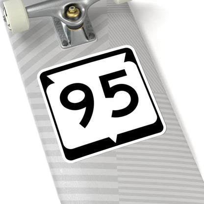 WIS 95 (Wisconsin) (Road Sign) STICKER Vinyl Kiss-Cut Decal - The Sticker Space