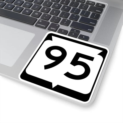 WIS 95 (Wisconsin) (Road Sign) STICKER Vinyl Kiss-Cut Decal - The Sticker Space