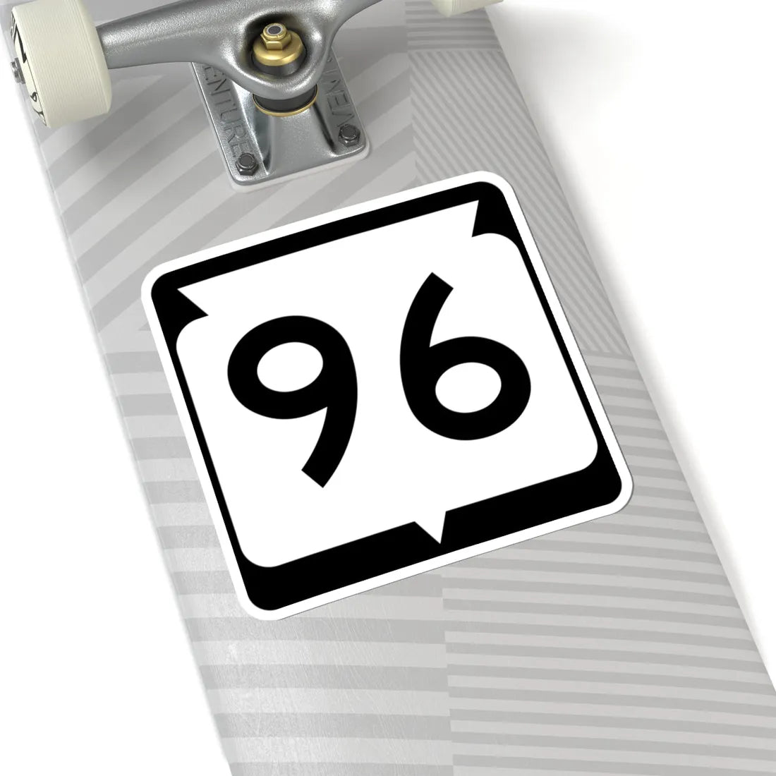 WIS 96 (Wisconsin) (Road Sign) STICKER Vinyl Kiss-Cut Decal - The Sticker Space