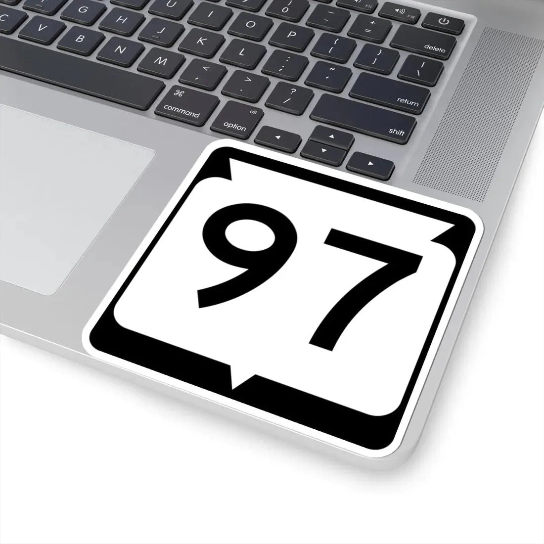 WIS 97 (Wisconsin) (Road Sign) STICKER Vinyl Kiss-Cut Decal - The Sticker Space