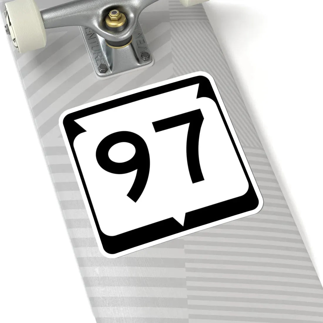 WIS 97 (Wisconsin) (Road Sign) STICKER Vinyl Kiss-Cut Decal - The Sticker Space