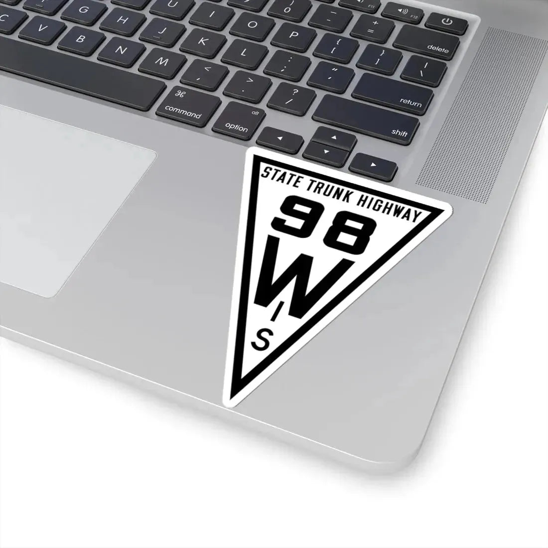 WIS 98 1919 (Wisconsin) (Road Sign) STICKER Vinyl Kiss-Cut Decal - The Sticker Space