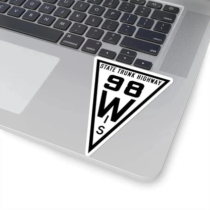 WIS 98 1919 (Wisconsin) (Road Sign) STICKER Vinyl Kiss-Cut Decal - The Sticker Space