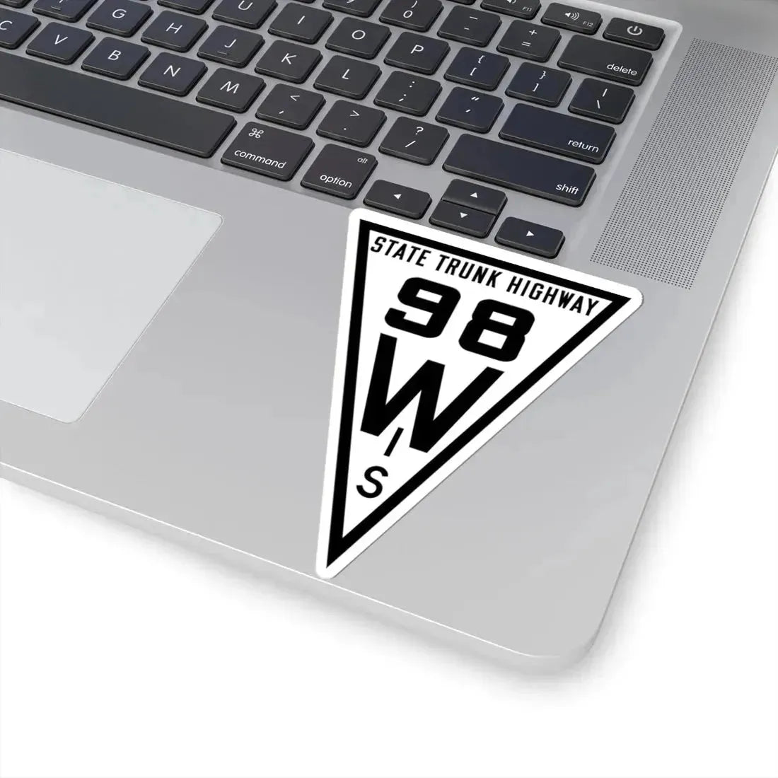 WIS 98 1919 (Wisconsin) (Road Sign) STICKER Vinyl Kiss-Cut Decal - The Sticker Space