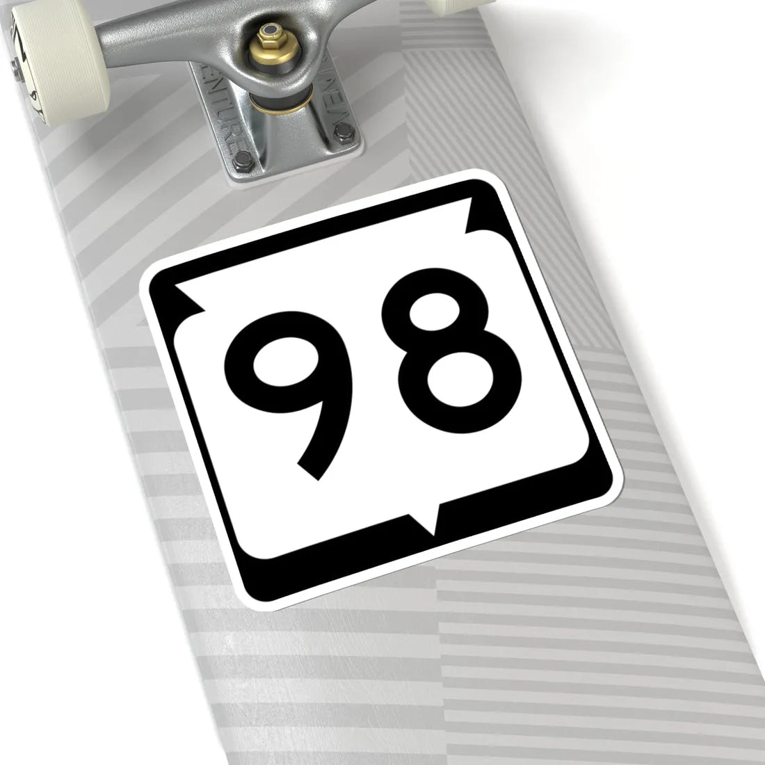 WIS 98 (Wisconsin) (Road Sign) STICKER Vinyl Kiss-Cut Decal - The Sticker Space