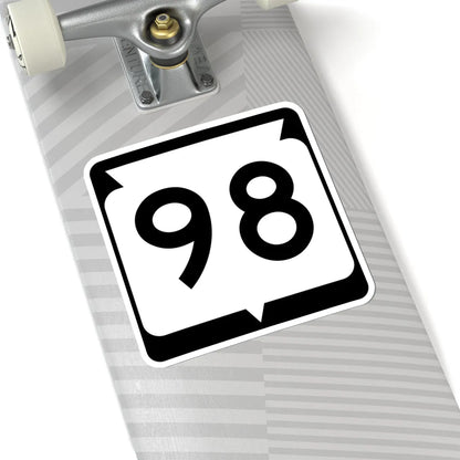 WIS 98 (Wisconsin) (Road Sign) STICKER Vinyl Kiss-Cut Decal - The Sticker Space