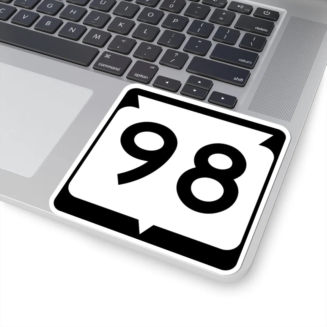 WIS 98 (Wisconsin) (Road Sign) STICKER Vinyl Kiss-Cut Decal - The Sticker Space