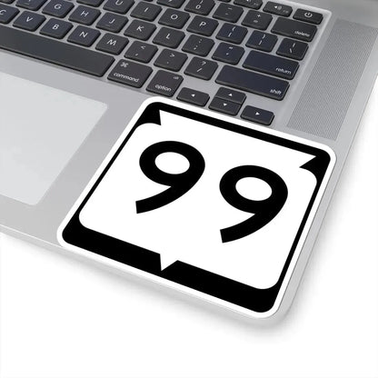 WIS 99 (Wisconsin) (Road Sign) STICKER Vinyl Kiss-Cut Decal - The Sticker Space