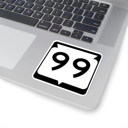 WIS 99 (Wisconsin) (Road Sign) STICKER Vinyl Kiss-Cut Decal - The Sticker Space