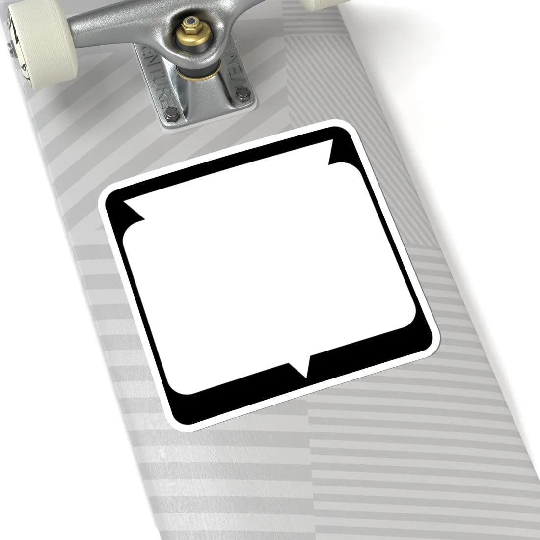 WIS blank (Wisconsin) (Road Sign) STICKER Vinyl Kiss-Cut Decal - The Sticker Space