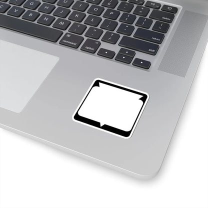 WIS blank (Wisconsin) (Road Sign) STICKER Vinyl Kiss-Cut Decal - The Sticker Space