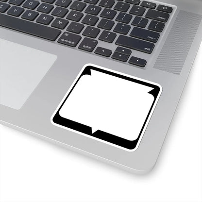 WIS blank (Wisconsin) (Road Sign) STICKER Vinyl Kiss-Cut Decal - The Sticker Space