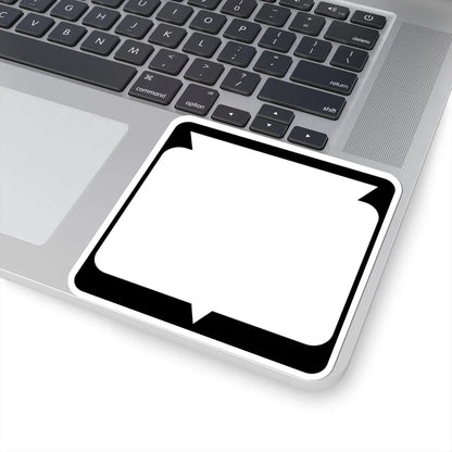 WIS blank (Wisconsin) (Road Sign) STICKER Vinyl Kiss-Cut Decal - The Sticker Space