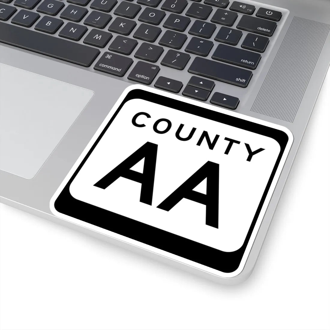 WIS County AA (Wisconsin) (Road Sign) STICKER Vinyl Kiss-Cut Decal - The Sticker Space