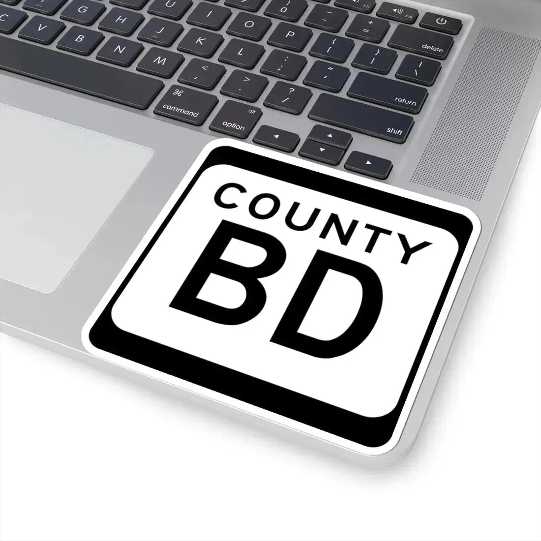 WIS County BD (Wisconsin) (Road Sign) STICKER Vinyl Kiss-Cut Decal - The Sticker Space