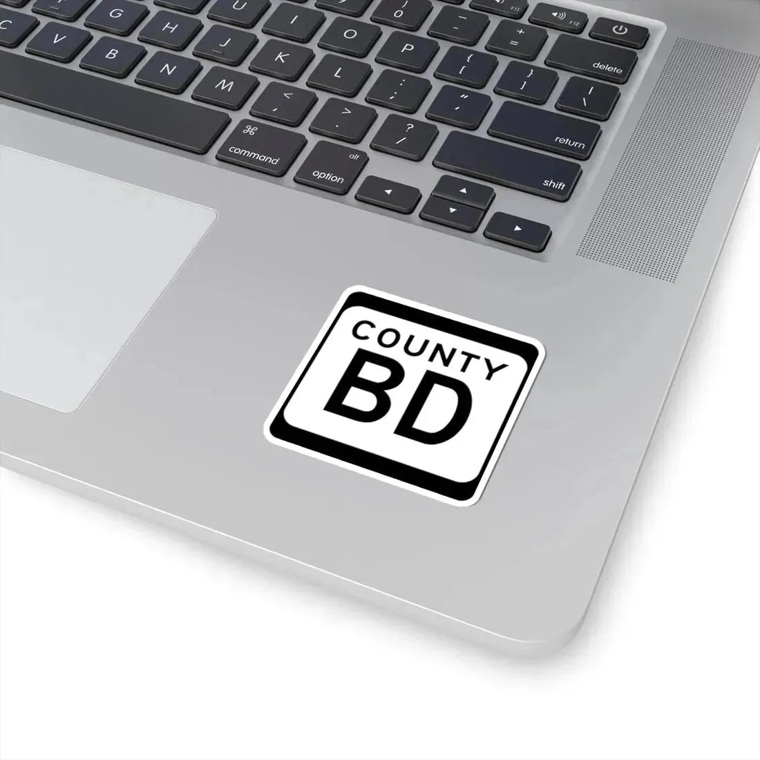 WIS County BD (Wisconsin) (Road Sign) STICKER Vinyl Kiss-Cut Decal - The Sticker Space