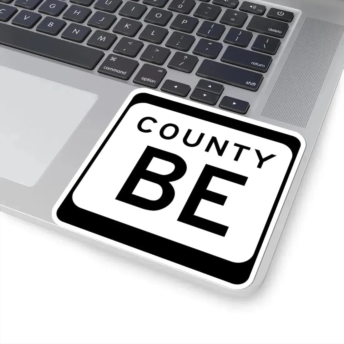 WIS County BE (Wisconsin) (Road Sign) STICKER Vinyl Kiss-Cut Decal - The Sticker Space