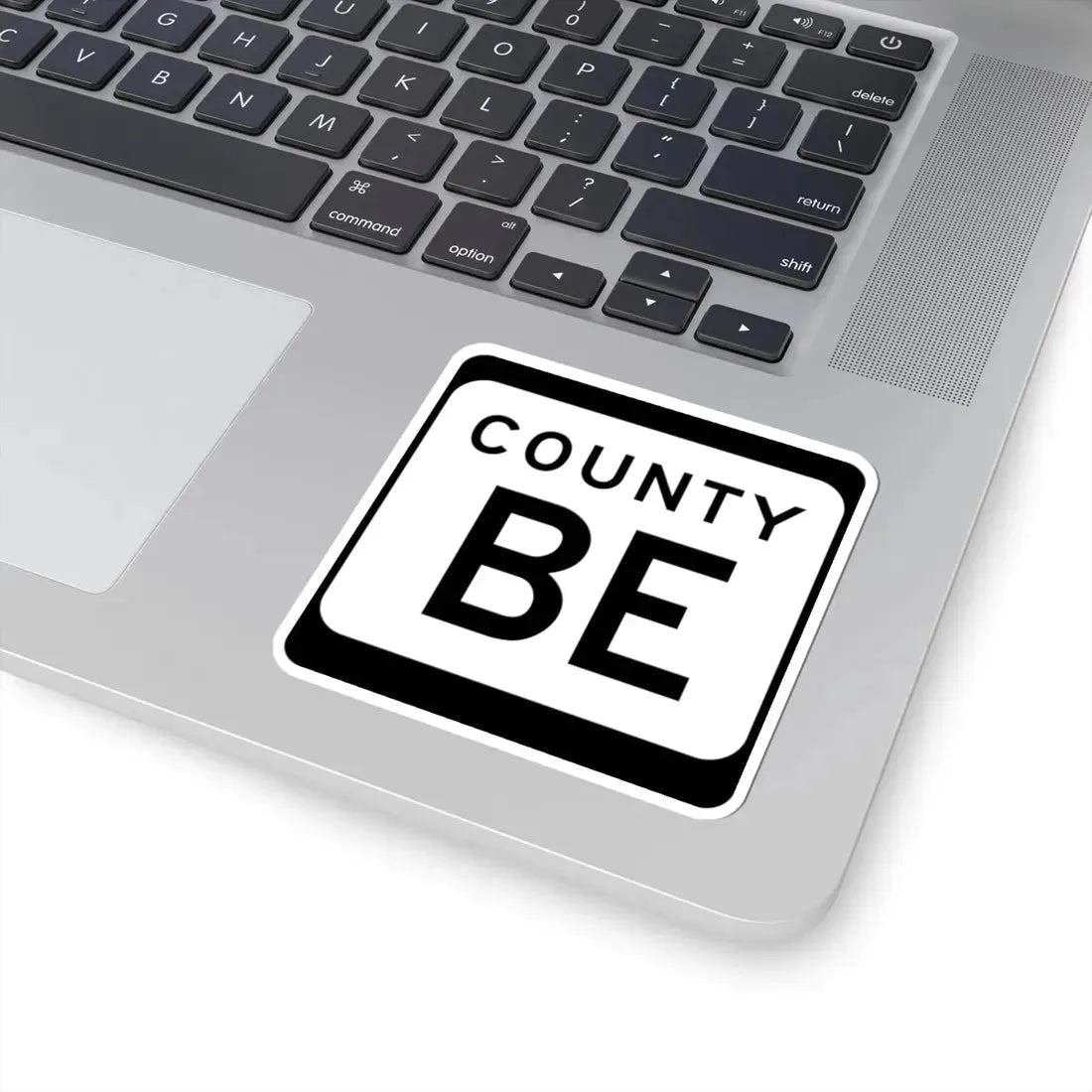 WIS County BE (Wisconsin) (Road Sign) STICKER Vinyl Kiss-Cut Decal - The Sticker Space