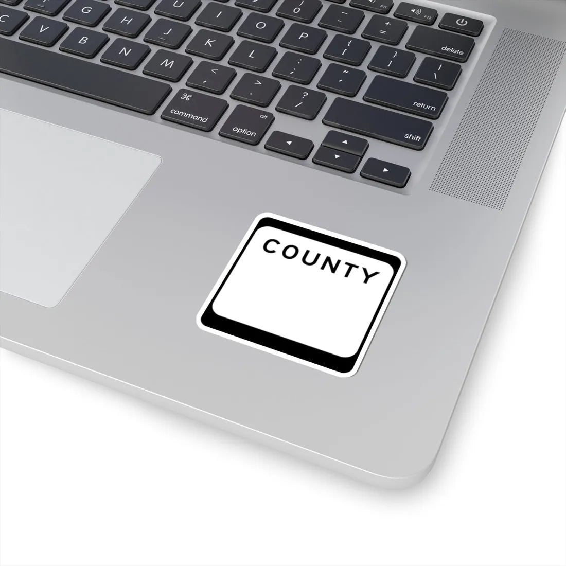 WIS County blank (Wisconsin) (Road Sign) STICKER Vinyl Kiss-Cut Decal - The Sticker Space