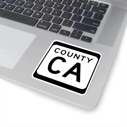 WIS County CA (Wisconsin) (Road Sign) STICKER Vinyl Kiss-Cut Decal - The Sticker Space