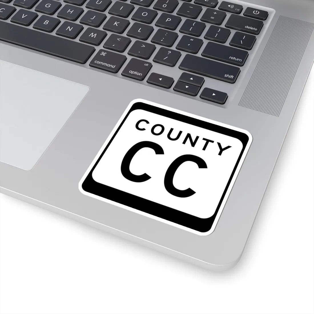 WIS County CC (Wisconsin) (Road Sign) STICKER Vinyl Kiss-Cut Decal - The Sticker Space
