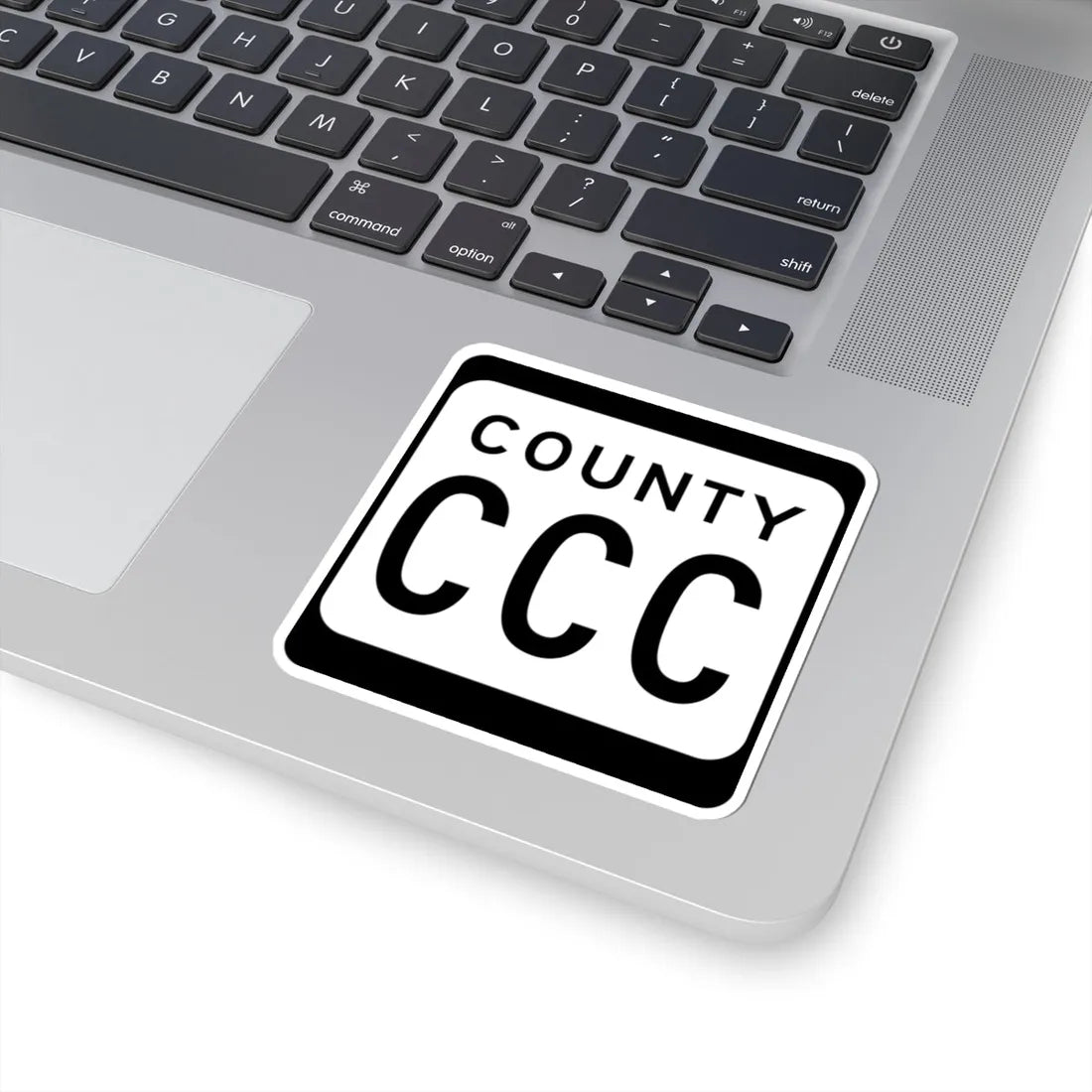 WIS County CCC (Wisconsin) (Road Sign) STICKER Vinyl Kiss-Cut Decal - The Sticker Space