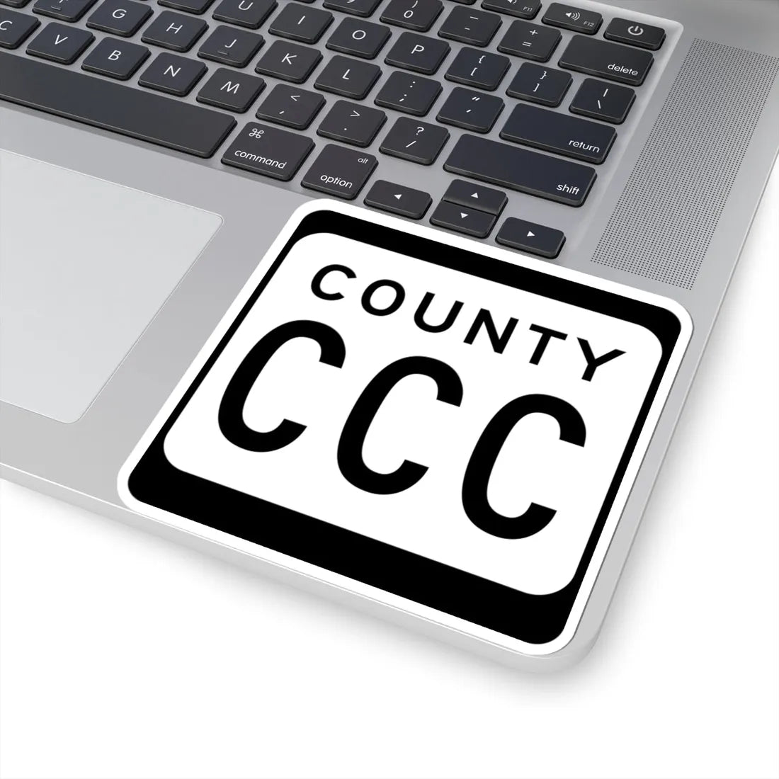 WIS County CCC (Wisconsin) (Road Sign) STICKER Vinyl Kiss-Cut Decal - The Sticker Space