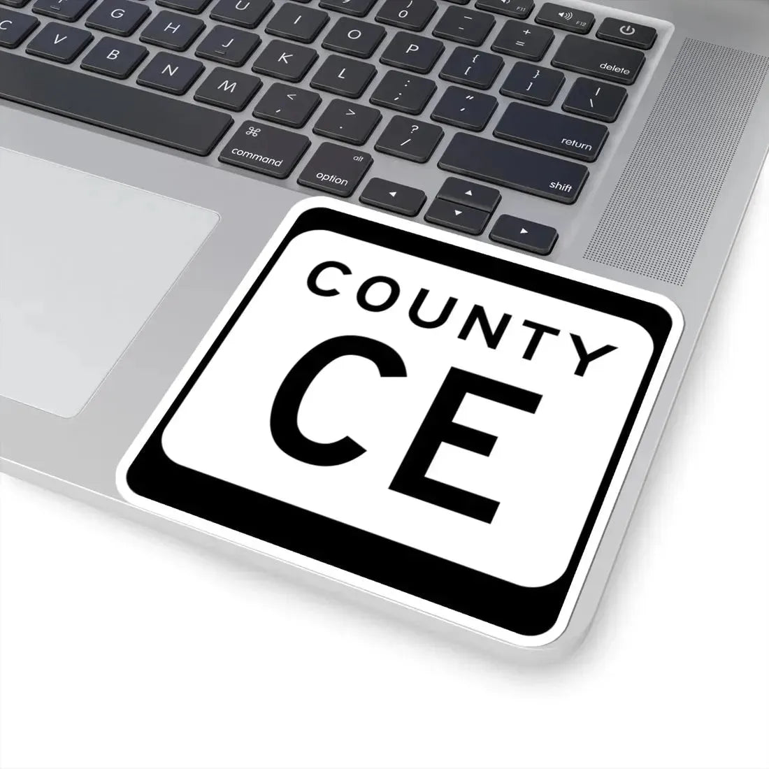 WIS County CE (Wisconsin) (Road Sign) STICKER Vinyl Kiss-Cut Decal - The Sticker Space