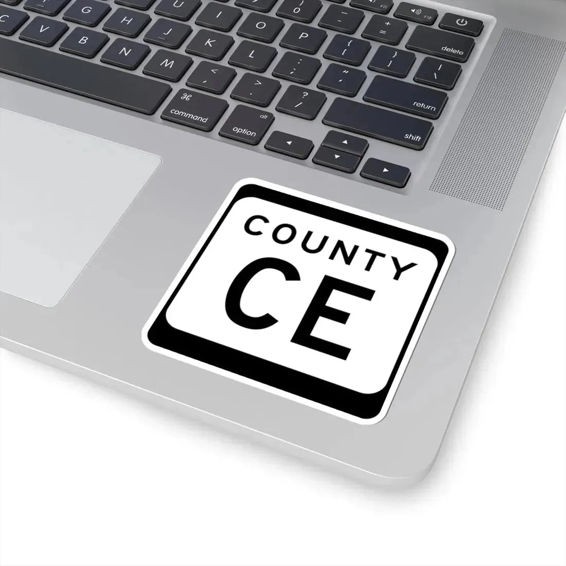 WIS County CE (Wisconsin) (Road Sign) STICKER Vinyl Kiss-Cut Decal - The Sticker Space