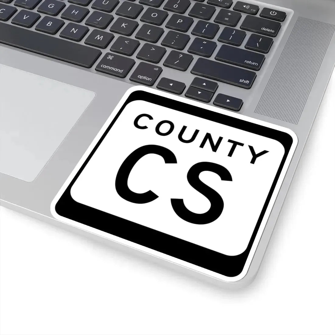 WIS County CS (Wisconsin) (Road Sign) STICKER Vinyl Kiss-Cut Decal - The Sticker Space