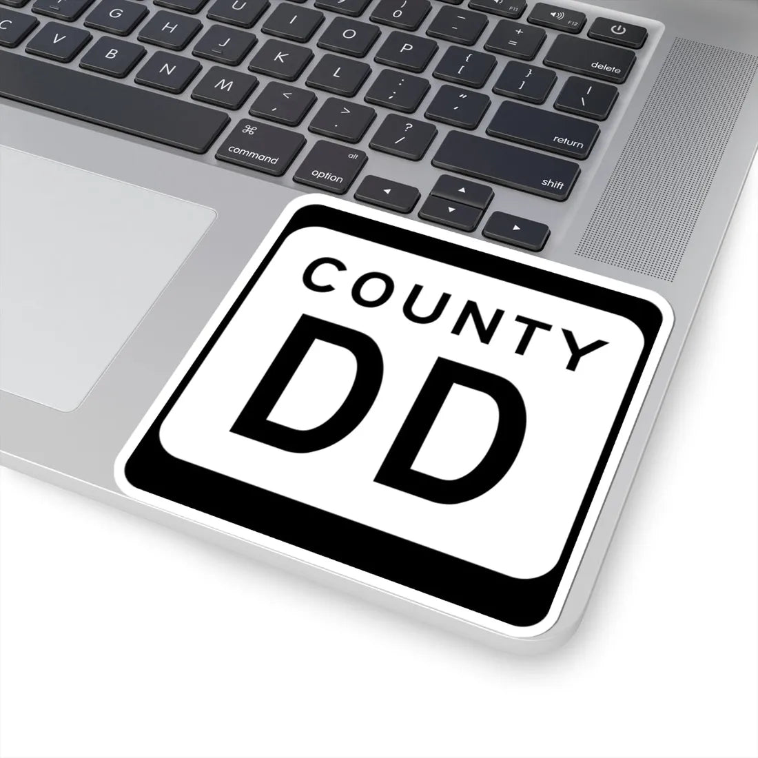 WIS County DD (Wisconsin) (Road Sign) STICKER Vinyl Kiss-Cut Decal - The Sticker Space