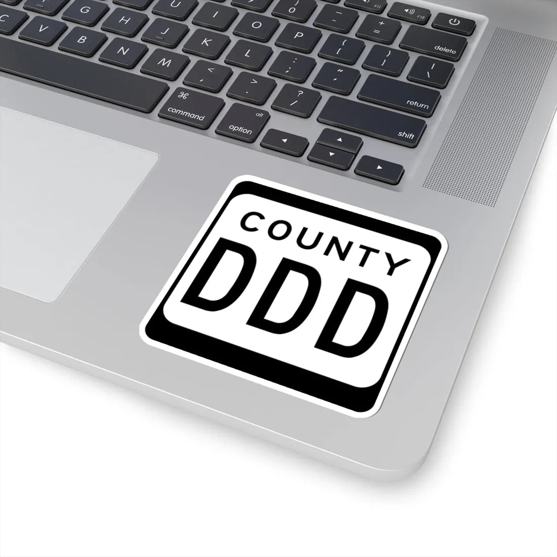 WIS County DDD (Wisconsin) (Road Sign) STICKER Vinyl Kiss-Cut Decal - The Sticker Space