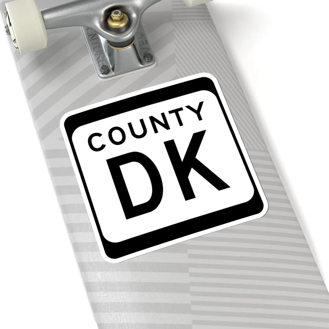 WIS County DK (Wisconsin) (Road Sign) STICKER Vinyl Kiss-Cut Decal - The Sticker Space