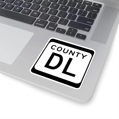 WIS County DL (Wisconsin) (Road Sign) STICKER Vinyl Kiss-Cut Decal - The Sticker Space