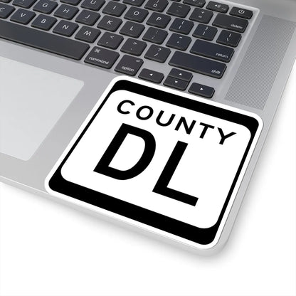WIS County DL (Wisconsin) (Road Sign) STICKER Vinyl Kiss-Cut Decal - The Sticker Space