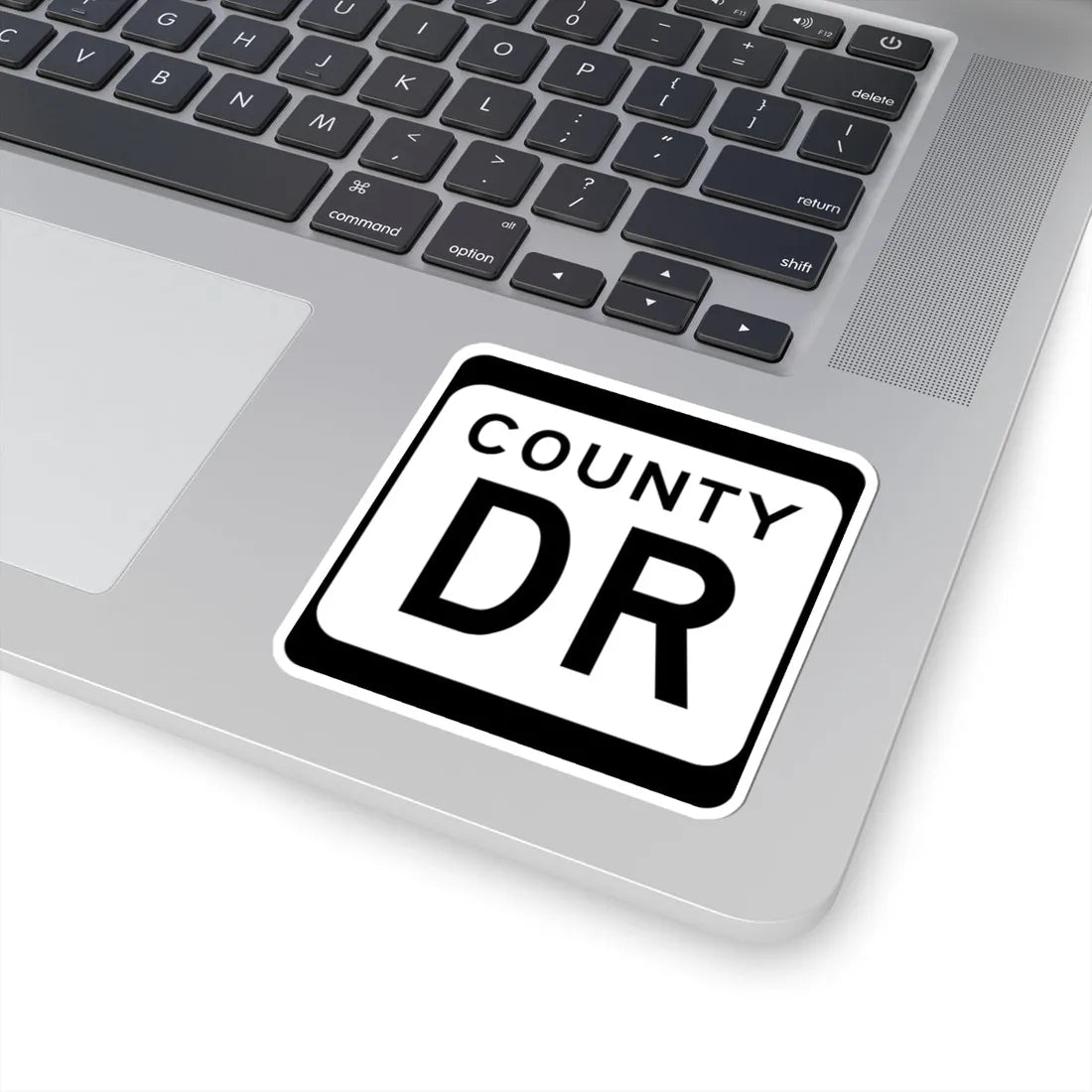 WIS County DR (Wisconsin) (Road Sign) STICKER Vinyl Kiss-Cut Decal - The Sticker Space