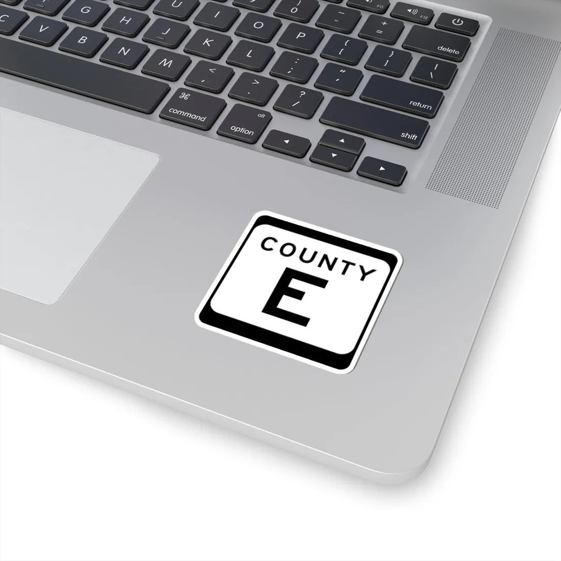 WIS County E (Wisconsin) (Road Sign) STICKER Vinyl Kiss-Cut Decal - The Sticker Space