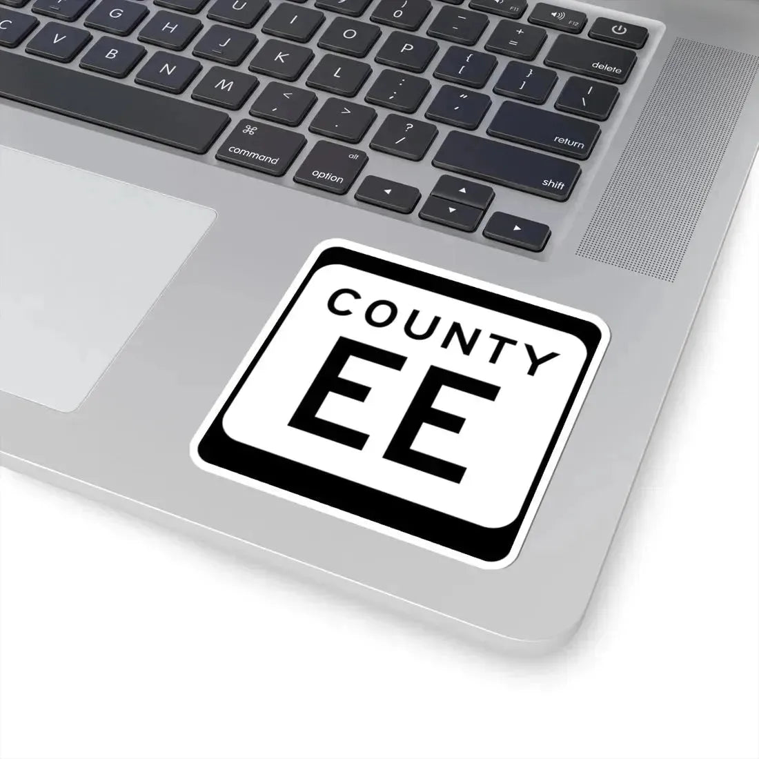 WIS County EE (Wisconsin) (Road Sign) STICKER Vinyl Kiss-Cut Decal - The Sticker Space