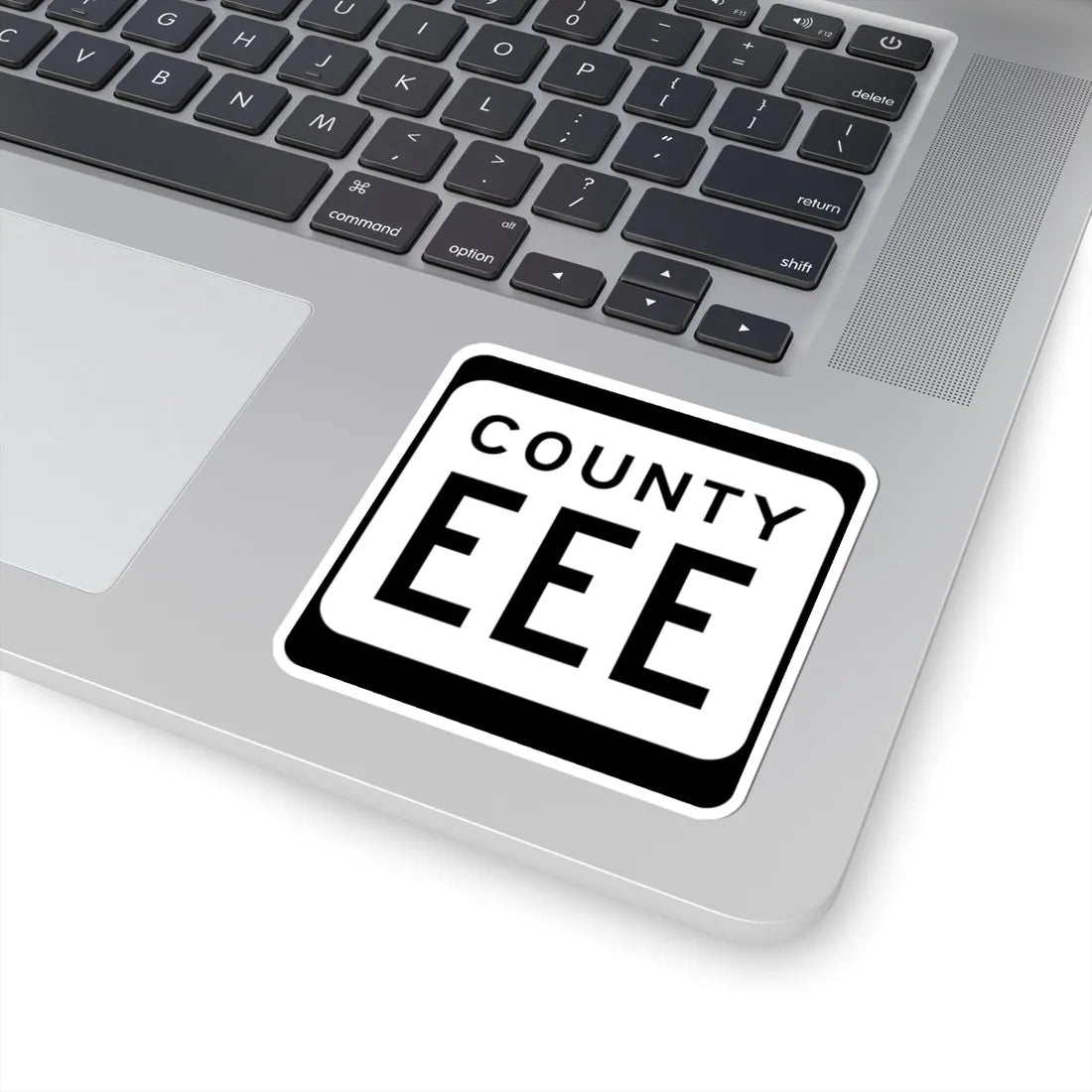 WIS County EEE (Wisconsin) (Road Sign) STICKER Vinyl Kiss-Cut Decal - The Sticker Space