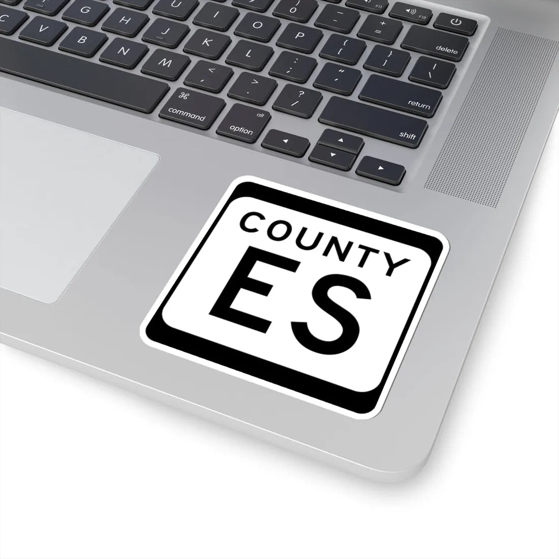 WIS County ES (Wisconsin) (Road Sign) STICKER Vinyl Kiss-Cut Decal - The Sticker Space