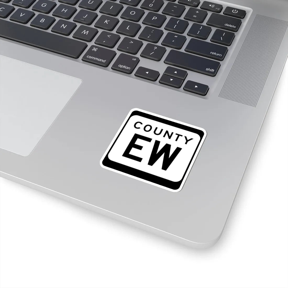 WIS County EW (Wisconsin) (Road Sign) STICKER Vinyl Kiss-Cut Decal - The Sticker Space