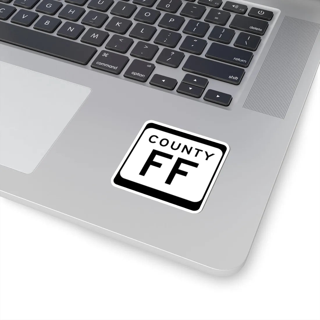 WIS County FF (Wisconsin) (Road Sign) STICKER Vinyl Kiss-Cut Decal - The Sticker Space