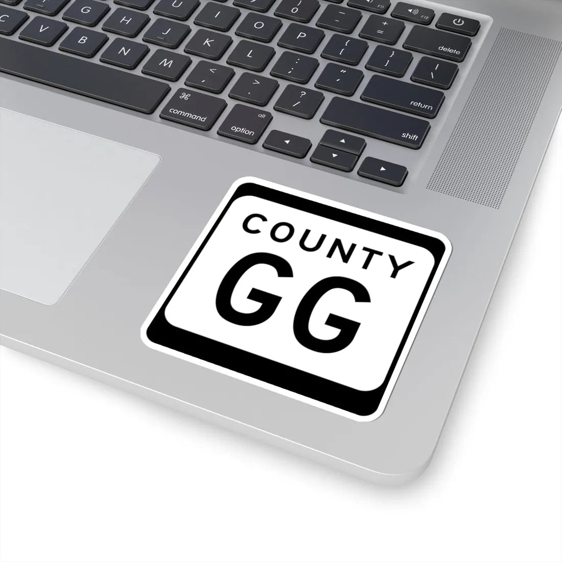 WIS County GG (Wisconsin) (Road Sign) STICKER Vinyl Kiss-Cut Decal - The Sticker Space