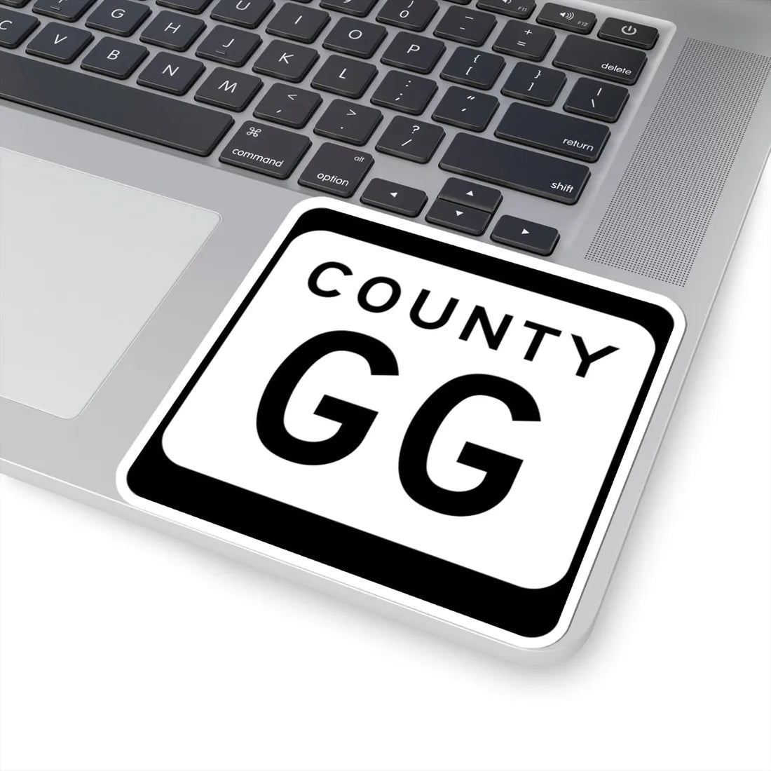WIS County GG (Wisconsin) (Road Sign) STICKER Vinyl Kiss-Cut Decal - The Sticker Space